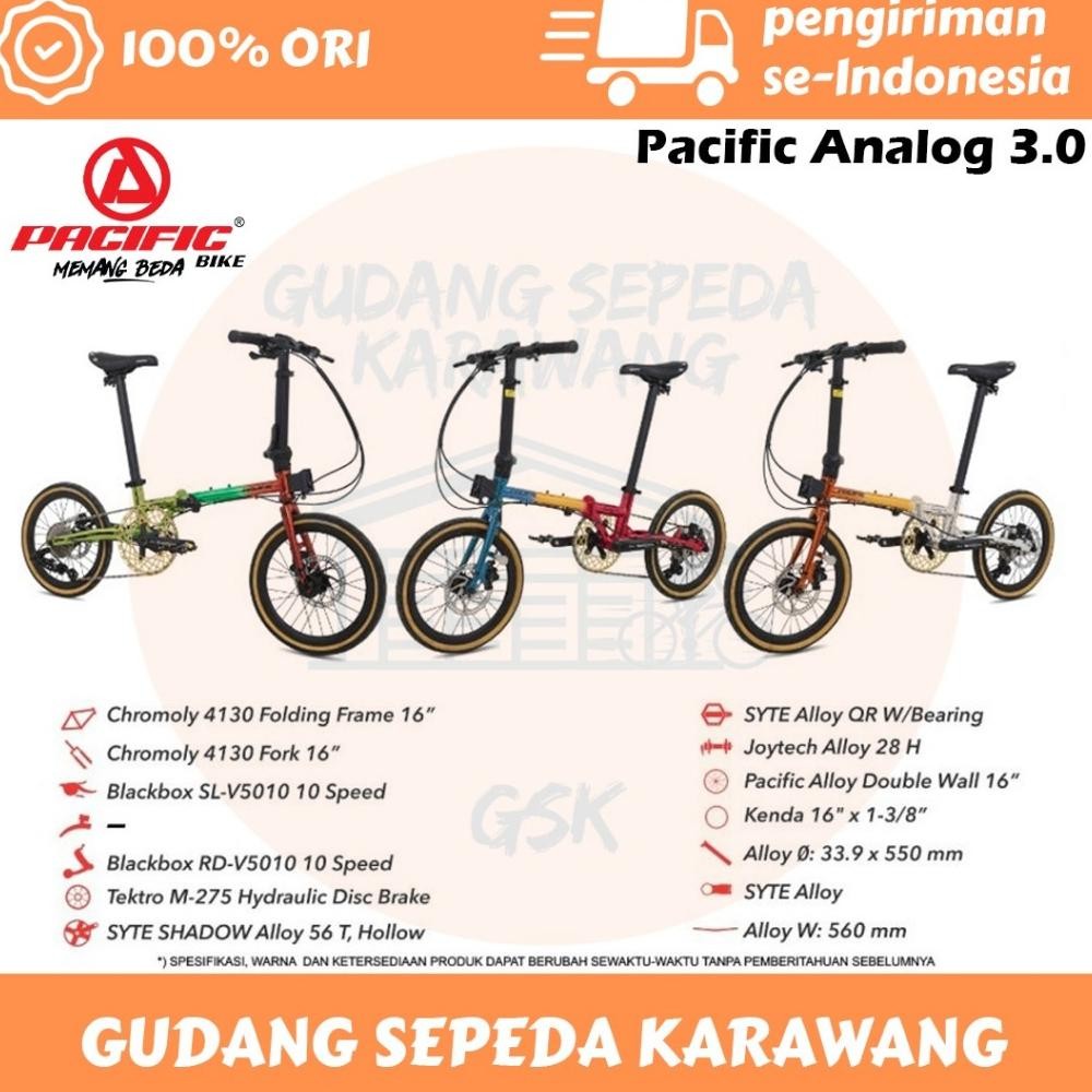 SEPEDA LIPAT PACIFIC ANALOG 3.0 BY PACIFIC