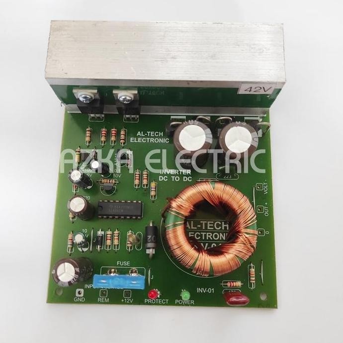 ready Kit Inverter 12V DC To 42V DC CT 7A