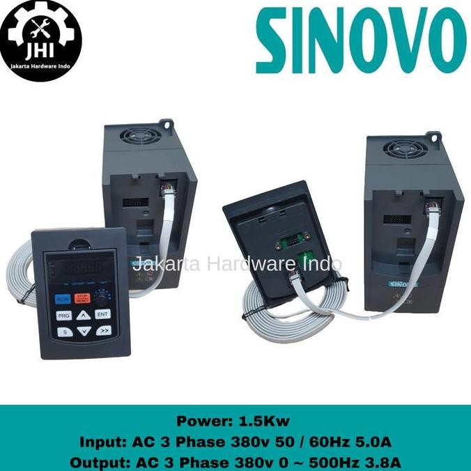 INVERTER VFD 1.5KW/2HP 380V 3PHASE 3PH Variable Frequency Drive SINOVO