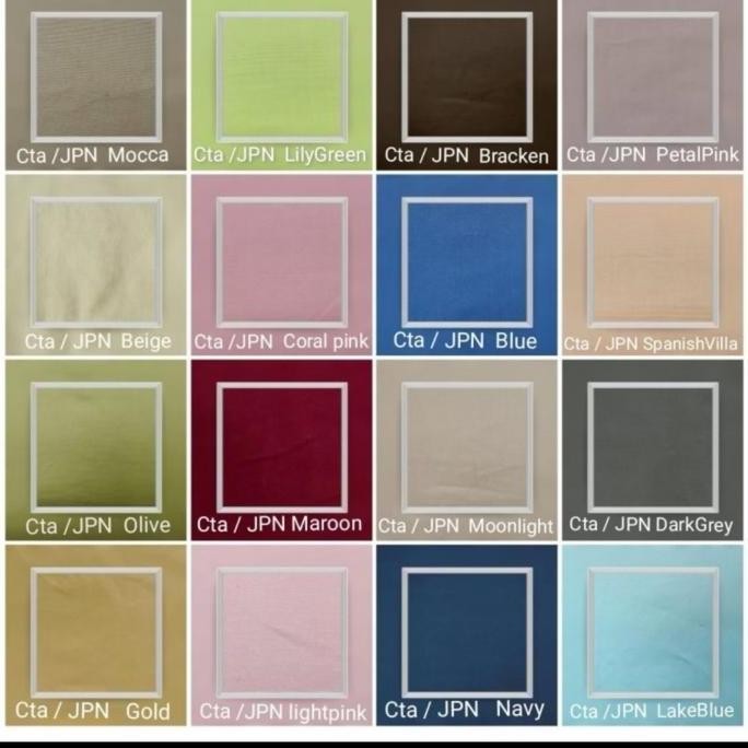 sarung bantal katun jepang polos