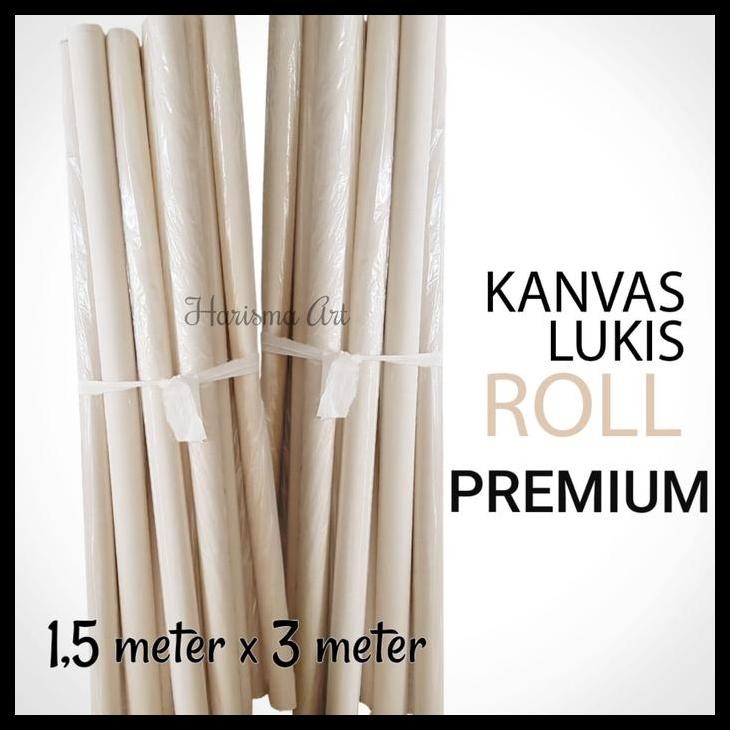 

Kanvas Lukis Roll Premium || Tebal Halus Bersih Berkualitas Best Seller