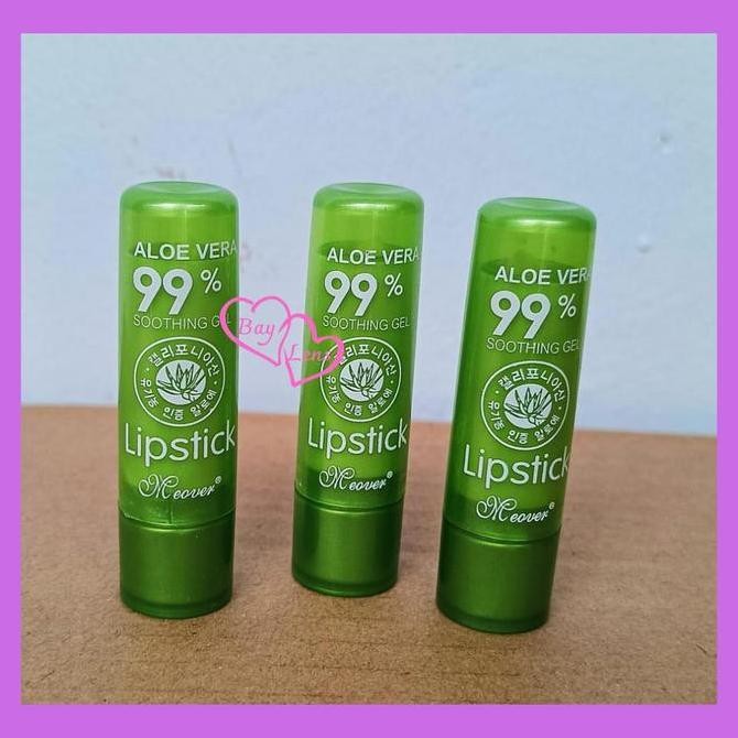 Lip Balm Aloe Vera 99% - Lip Balm Pelembab Bibir - Lipstik Aloe Vera 99%