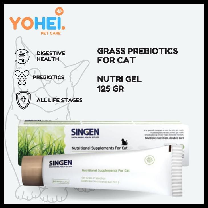 

Singen Cg15 Cat Grass Prebiotics Nutri Gel Cat 125Gr Best Seller