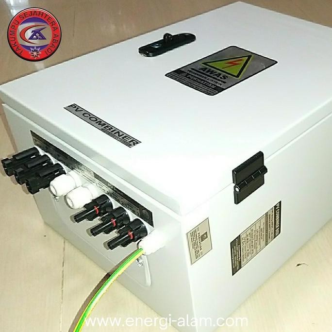 ready PV Combiner Box 3(6) in 1 Out - Kotak instalasi kabel Sistem PLTS