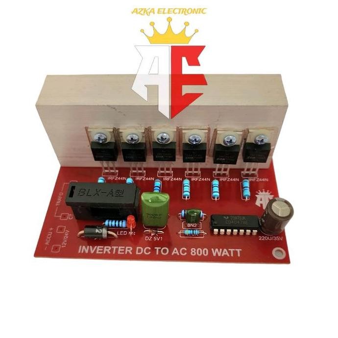 Kit Inverter DC To AC 12V / 24V DC To 220V AC 800W