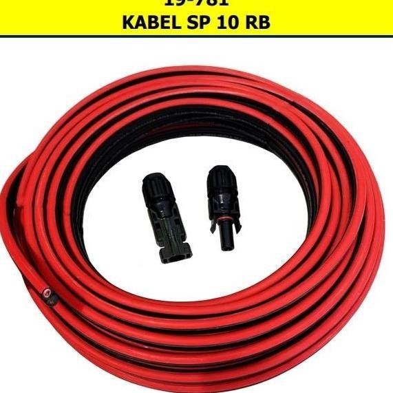 Kabel Solar Panel Kabel Panel Surya Kabel Solar Cell 2x4mm 10m