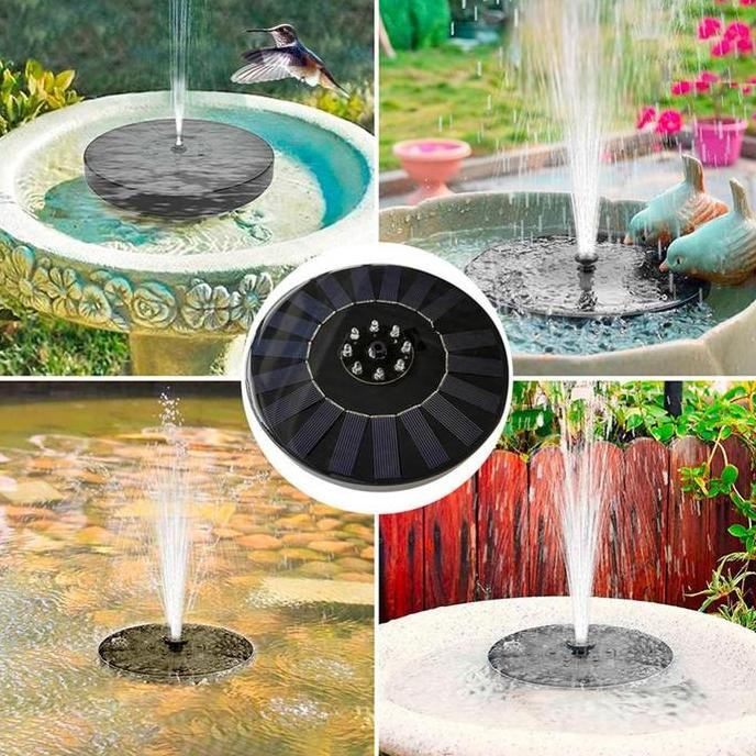 Pompa Air Mancur Kolam Taman Tenaga Surya Matahari Solar Cell