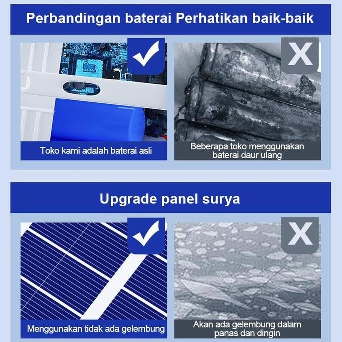 Garansi 10 TahunLampu Tenaga Surya Lampu Tenaga Matahari 1000W Lampu Led Surya Solar Cell Lampu Outd