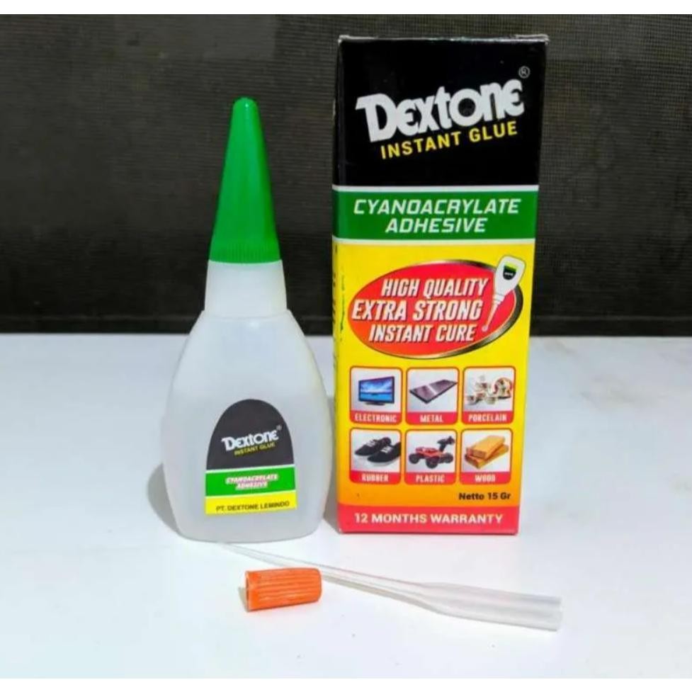 

JH8 50 PCS LEM KOREA - LEM TETES DEXTONE 15gr SERBAGUNA | LEM SETAN INSTANT | POWER GLUE SUPER REKAT KUAT