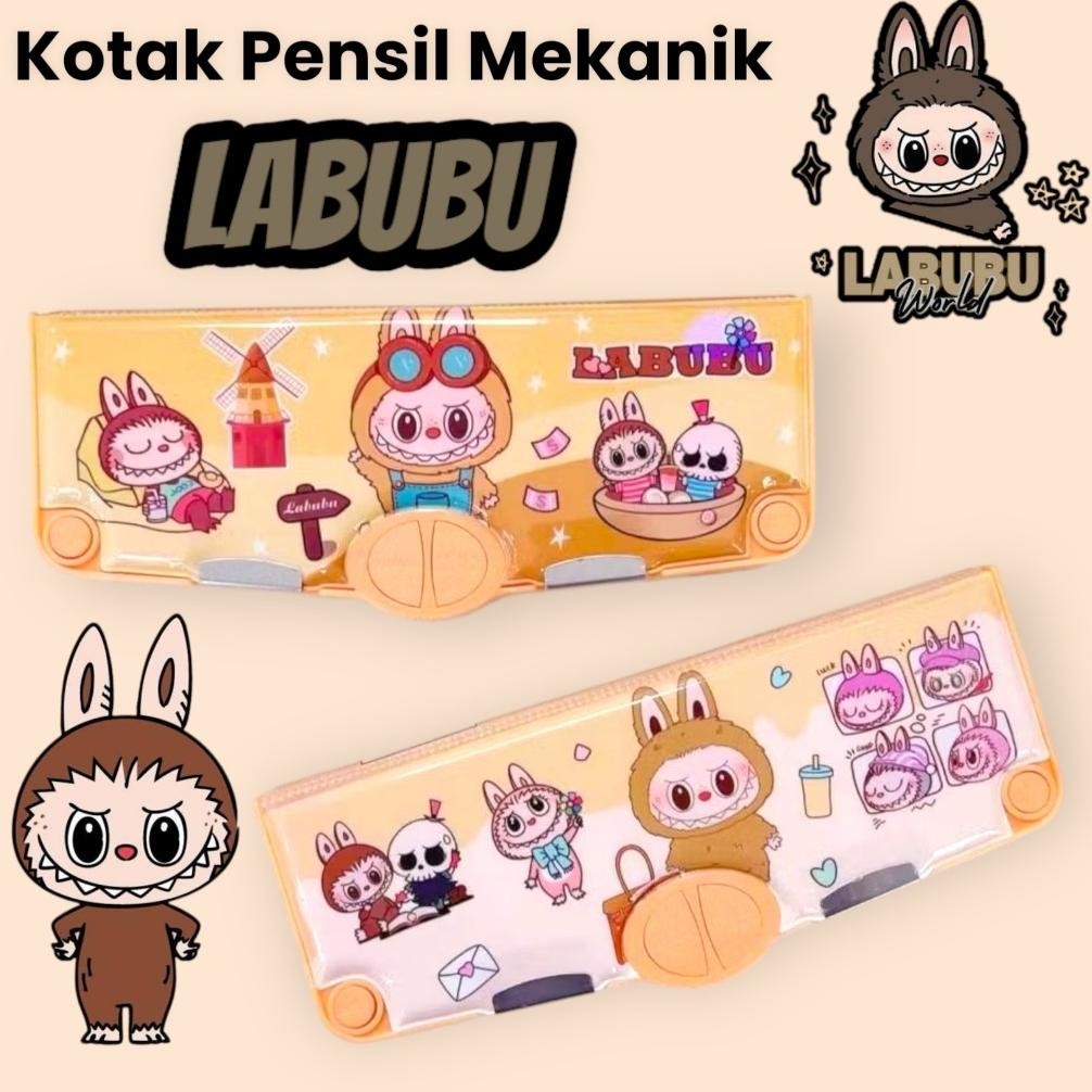 

JH8 Kotak Pensil Mekanik Anak Sekolah Mekanik Multifungsi Serbaguna Fullset Penggaris Gunting Original