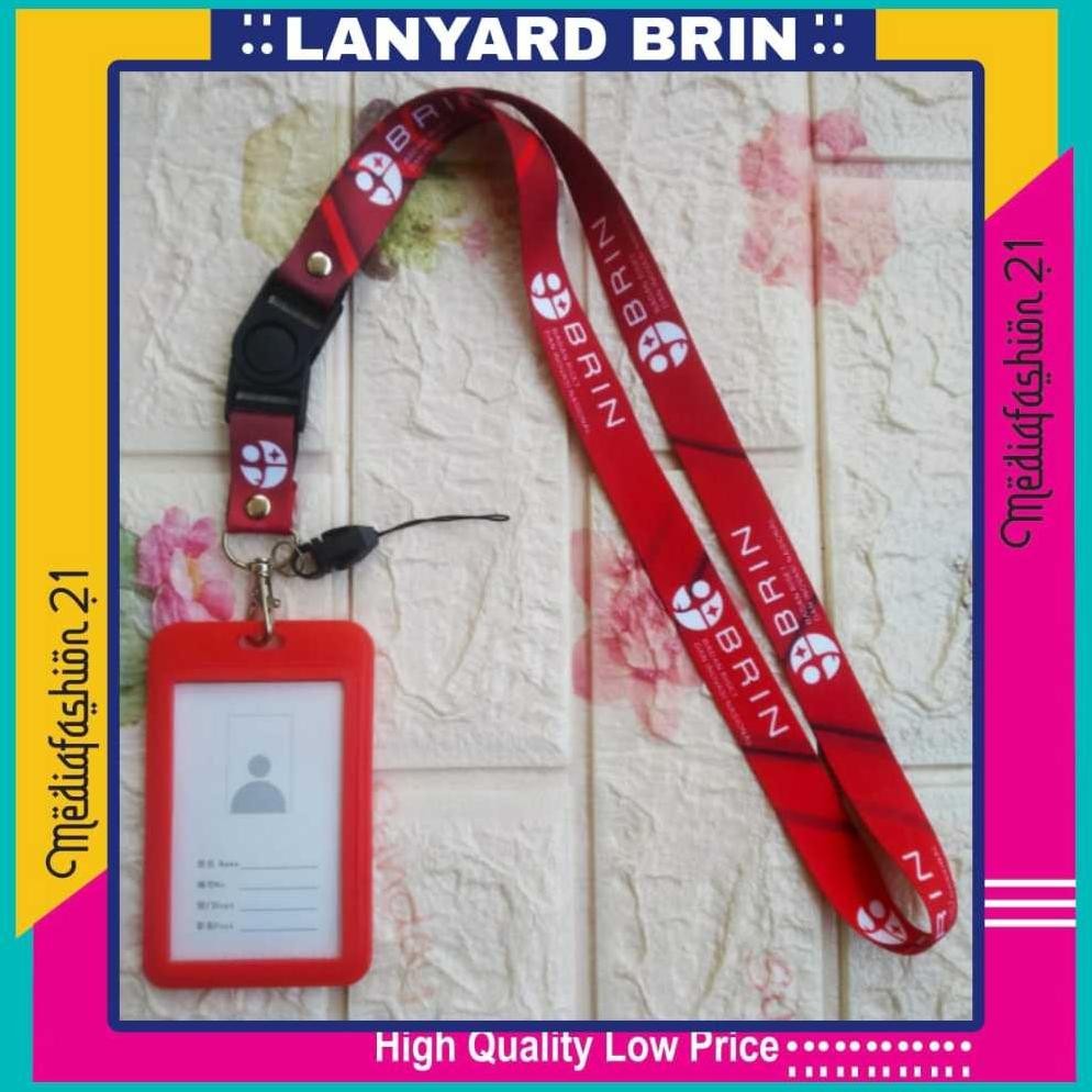 

JH8 Lanyard Tali Gantungan ID Card BRIN (Badan Riset dan Inovasi Nasional) Free Strap Gantungan Flashdisk