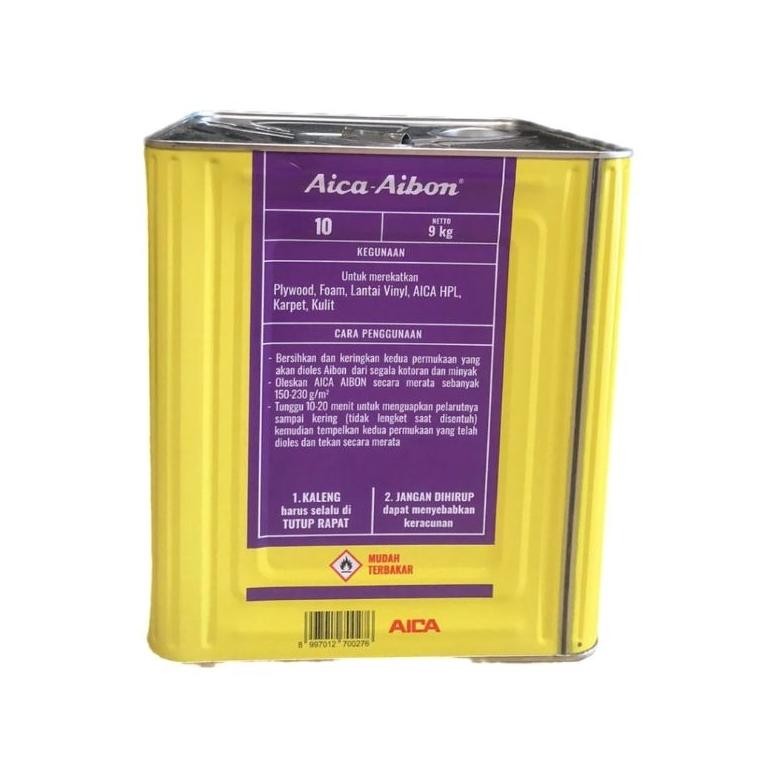 

JH8 KHUSUS GOJEK - Lem Aica Aibon 10 (blek 9kg) - Lem kuning busa kulit vinyl