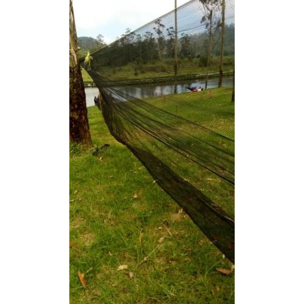 Waring RK double list hijau/Waring ikan/Keramba ikan Waring Anti Geser PerRoll 50m x 1,2m murah NI2