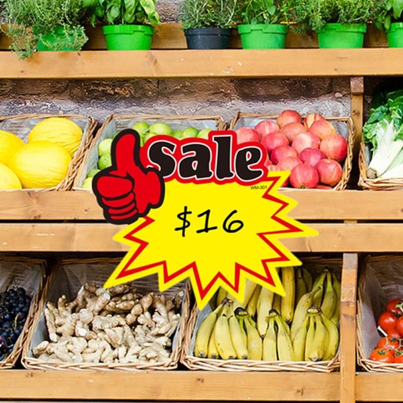 

JH8 30pcs Label Harga Pop Card Kertas Penjepit Harga Promo Sale New Tag Kartu