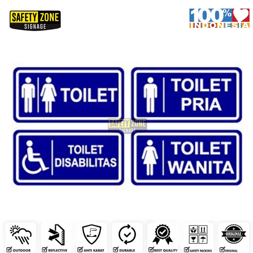 

JH8 Sign Akrilik Macam - macam Toilet