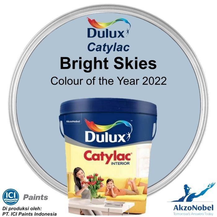 Cat Dulux Catylac Interior 5 Kg - Bright Skies (Colour Of 2022) Gratis Ongkir