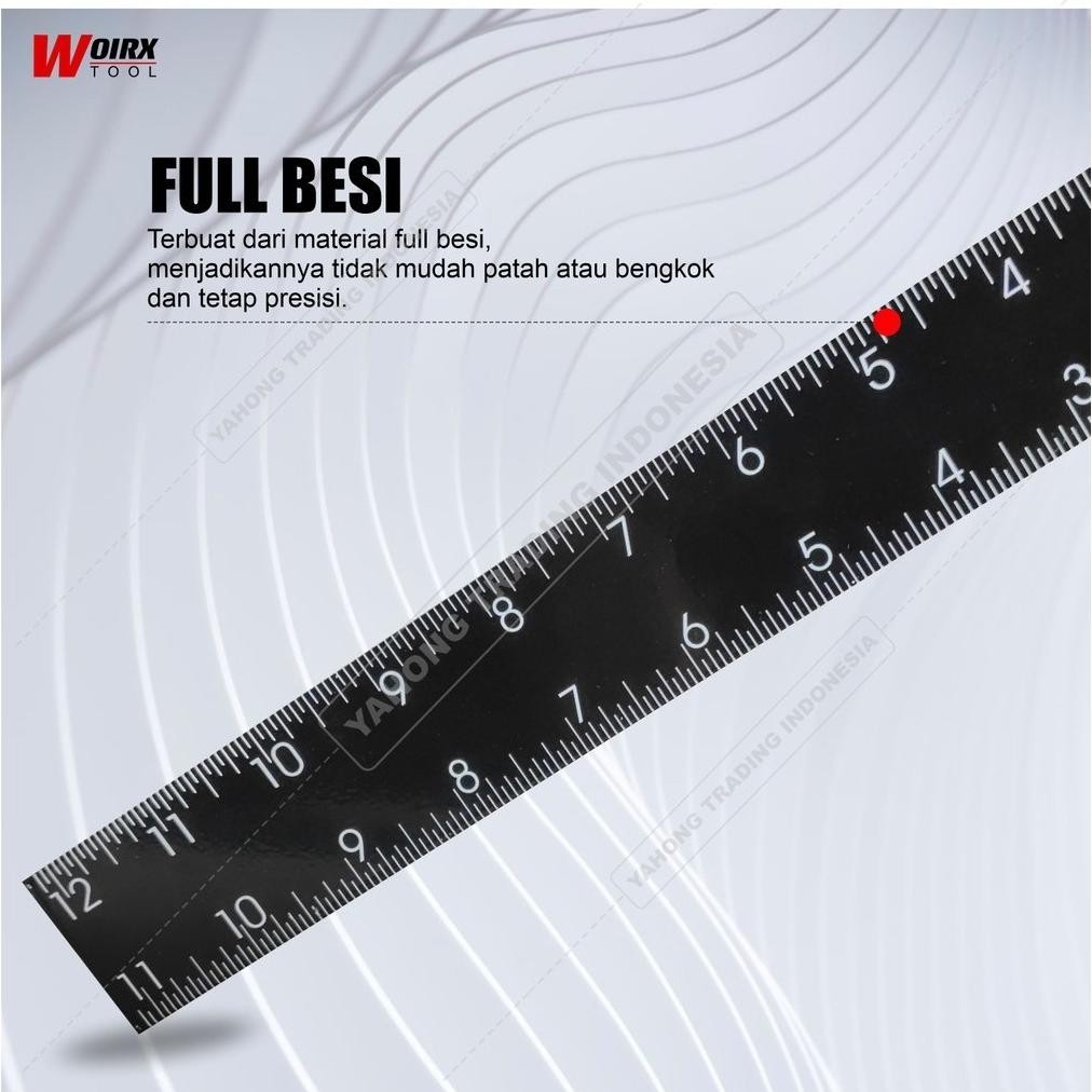 

JH8 Penggaris Siku Meter Siku Tukang Full Besi 20x30cm 40x60cm WOIRX TOOL