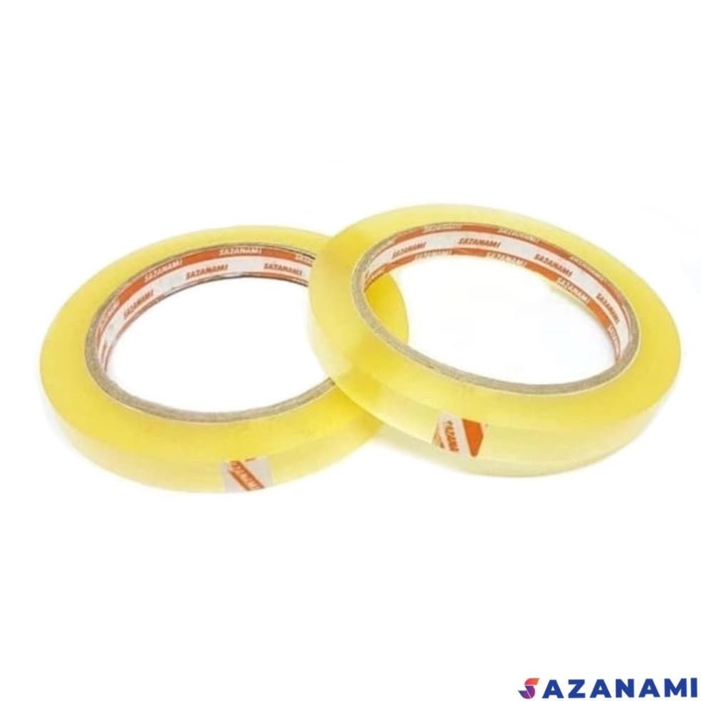 

JH8 ISOLASI BENING 12MM X 100Y SAZANAMI 1/2" LAKBAN SELOTIP BENING - 1 PACK 24 ROLL