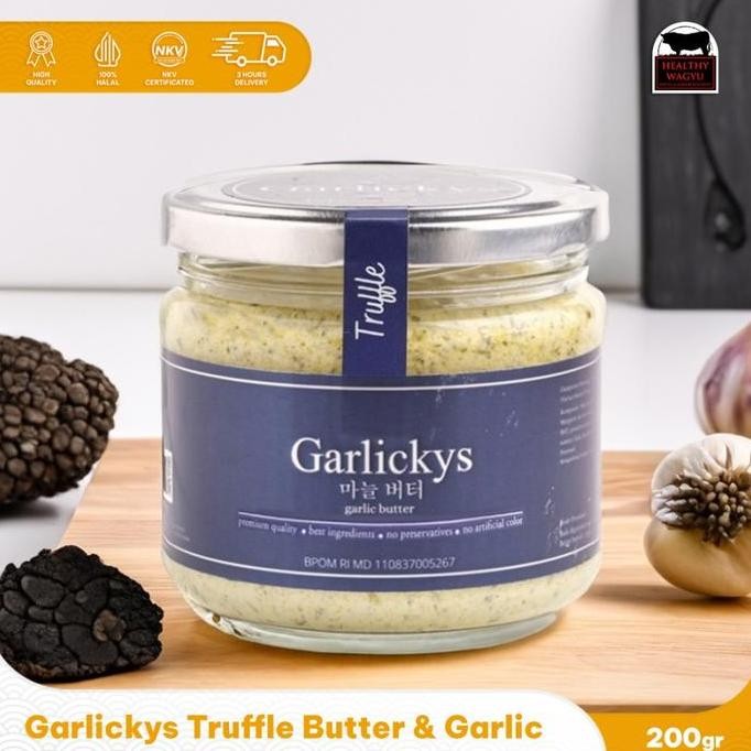 

Garlickys Premium Truffle & Garlic Butter | Trufle Garlic Butter