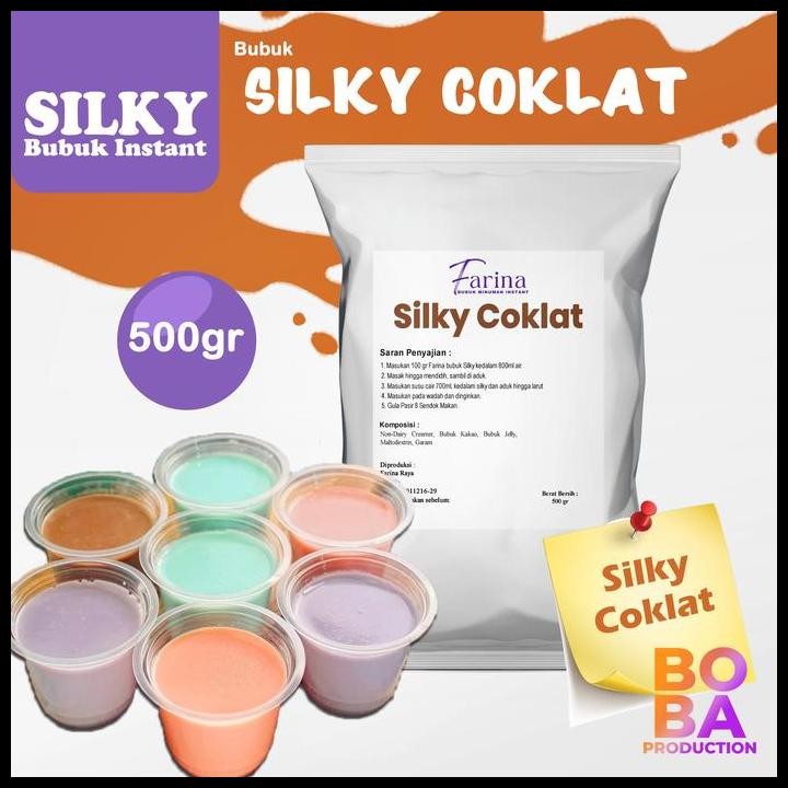 

Terlaris Bubuk Silky Pudding Coklat - Pudding Sutra - Pudding Puyo / Pudot Best Seller