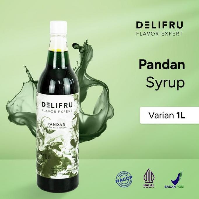 

Syrup Pandan Delifru 1000 Ml - Sirup Daun Pandan Premium