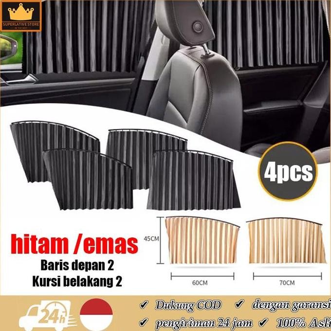 Flash Tirai Mobil Gorden Mobil Tirai Mobil Kaca Samping Tirai Jendela Mobil Tirai Magnet Jendela Mob