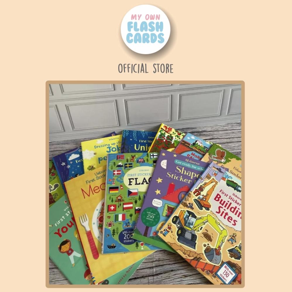 

JH8 Kumpulan Buku Sticker Berbagai Judul - Ukuran BESAR 21.6 x 27.6 cm - Sticker Book Activity Children Education Imported - Buku Stiker Anak Edukasi Aktivitas