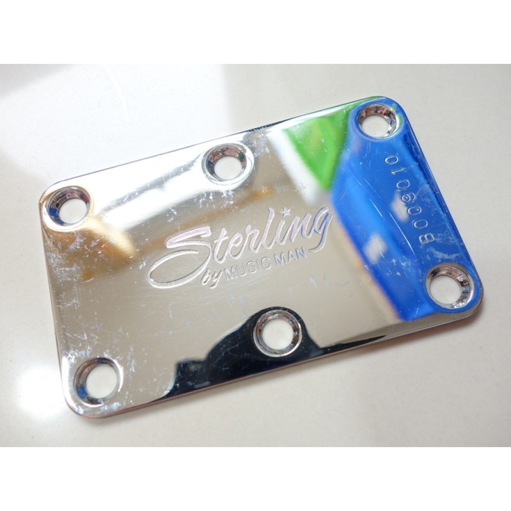 Musicman Sterling Bass Neck Plate Chrome