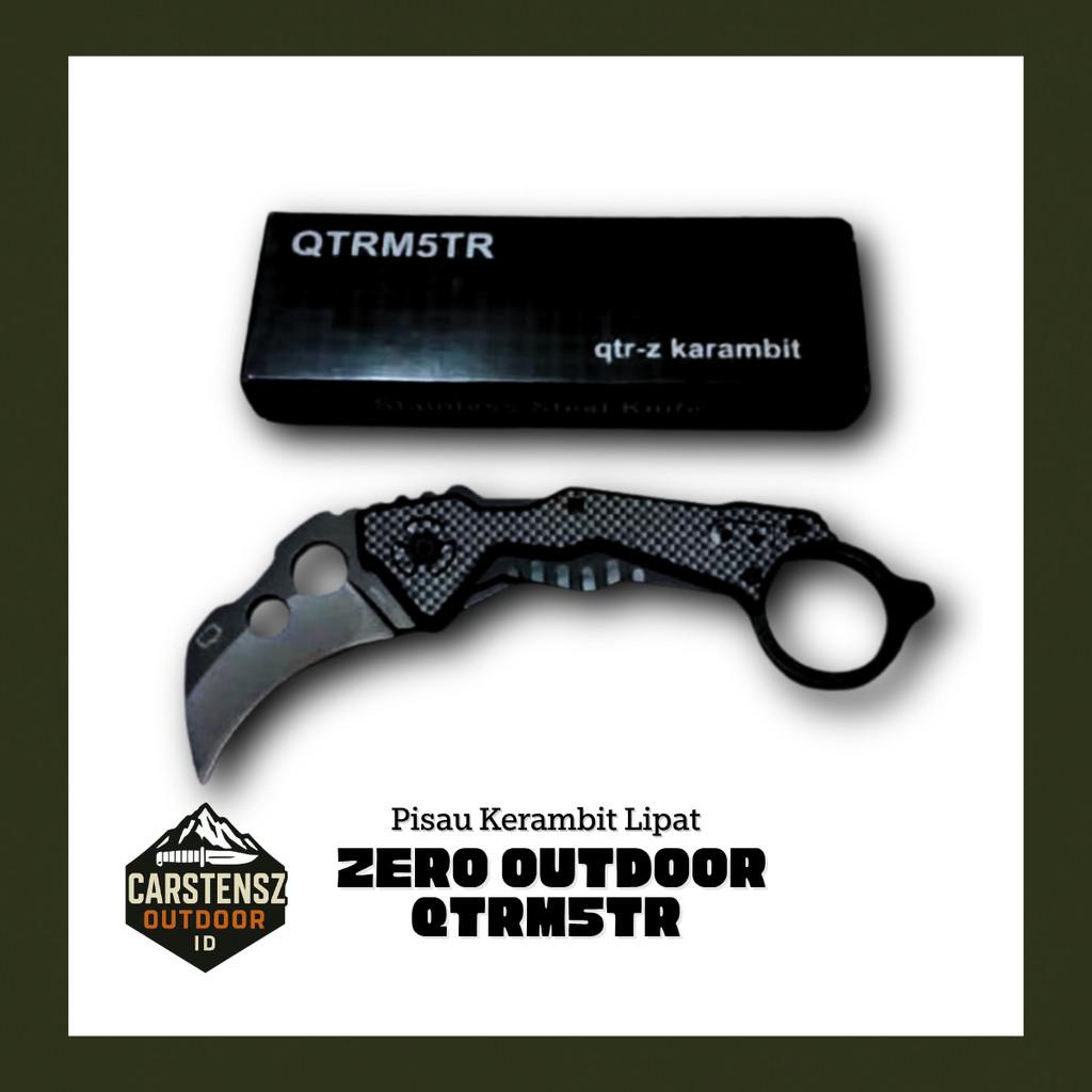 QTRM5R Pisau Kerambit Lipat ZERO Outdoor