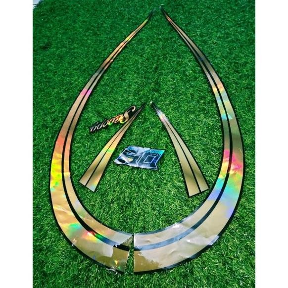 STRIPING SCOOPY KARBU LIS ORI FULL HOLOGRAM READY STOCK