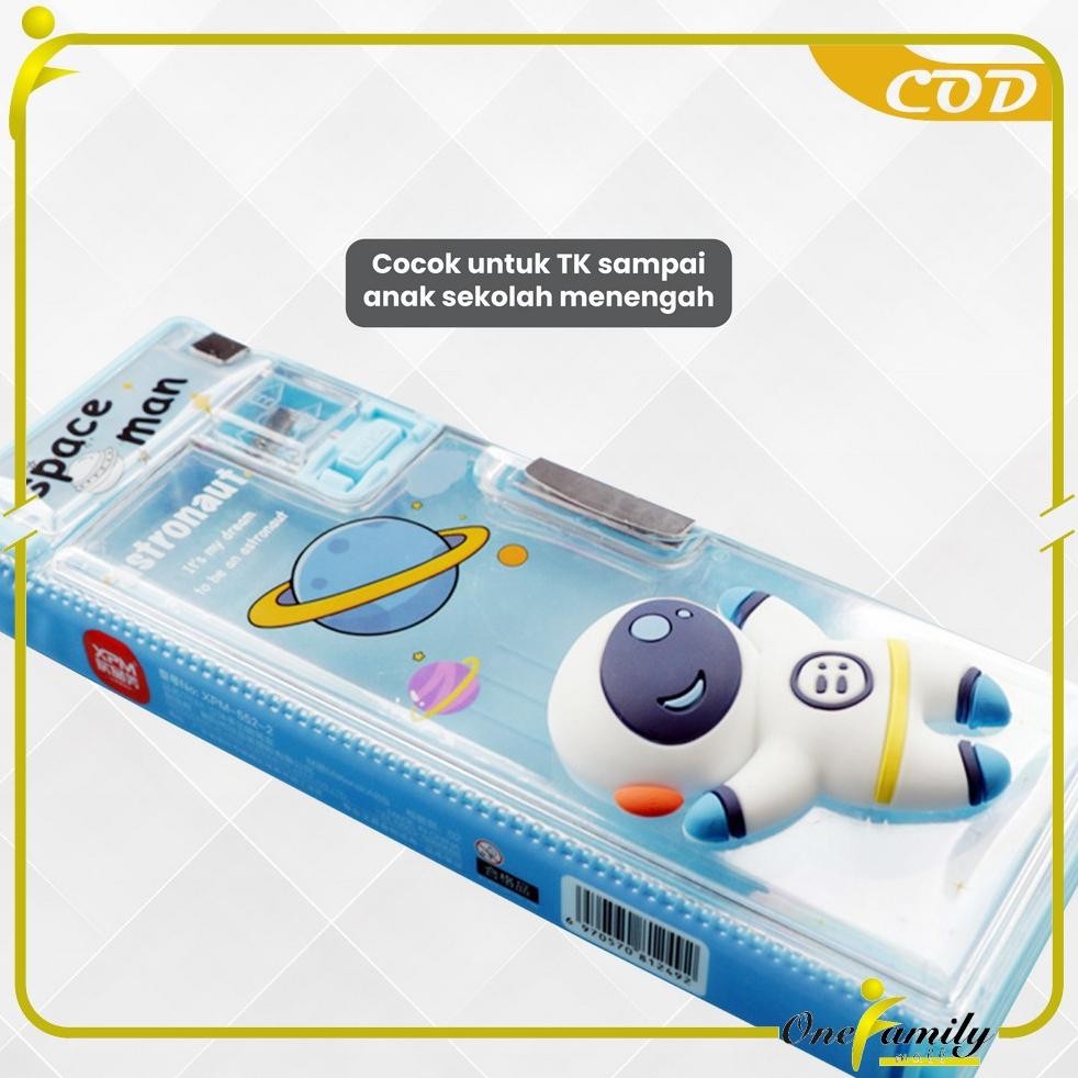 

JH8 ONE-A59 Tempat Pensil Anak 3D Timbul Magnetic Multifungsi Alat Tulis Sekolah / Kotak Pensil Pencil Case Magnet Untuk Anak Tk