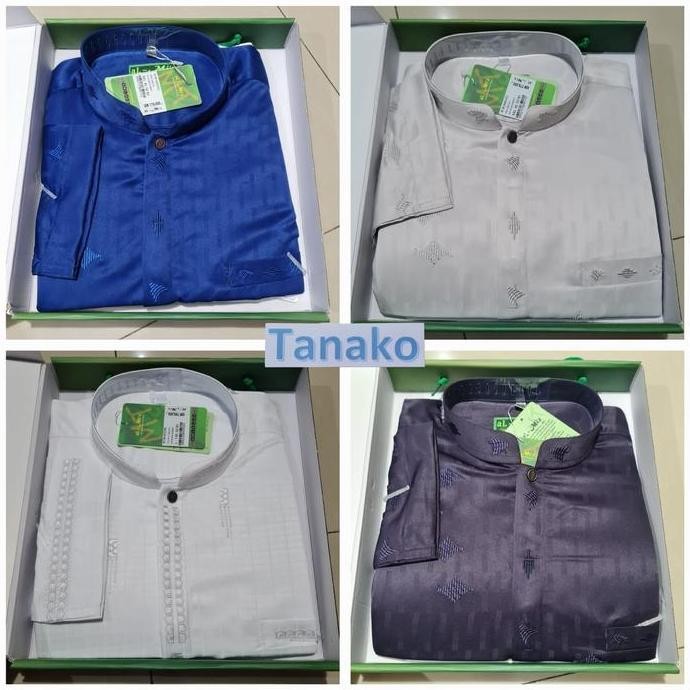 Baju Koko Almia Lengan Panjang Jumbo Big Size Al Mia Al-Mi'A Muslim