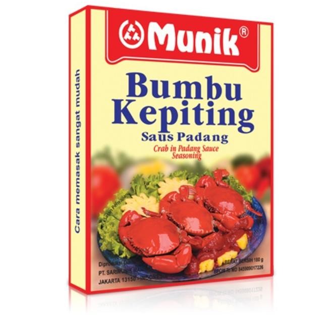 

Ktm Bumbu Masak Nt Bumbu Munik Kepiting Saus Padang 180 Gr Pasti Enak