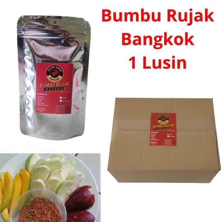 

Bumbu Rujak Bangkok 12 Pcs X 100G Bumbu Rujak Cap Gatot Koco Bumbu Tabur