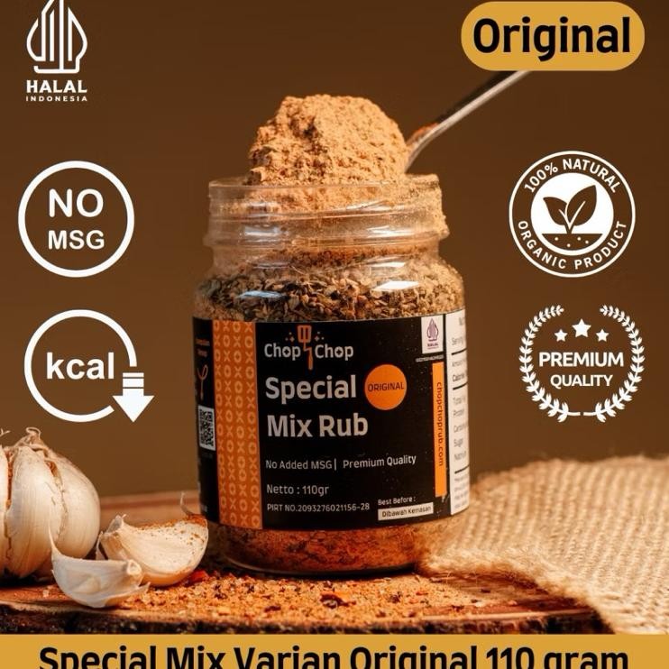 

Chopchop Rub Mix Rub 110Gr Bumbu Sat Set Bumbu Rendah Kal Bumbu Bumbu N Bumbu Sat Set Bumbu Marinasi
