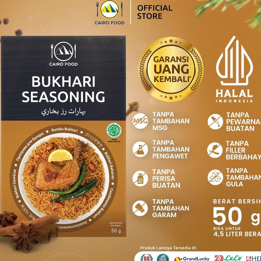 

Bumbu Bukhari Sehat Tanpa Msg Rempah MurniCairoFood