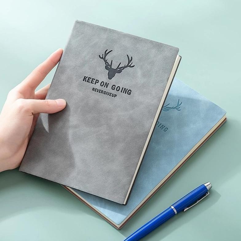 

JH8 Buku Catatan Harian Notebook Diary Cover Kulit 100 Lembar A5