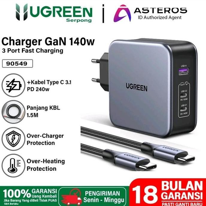 Ugreen Gan Charger 100W/65W/200W - Ugreen Charger Gan Fast Pd Qc Fcp Co