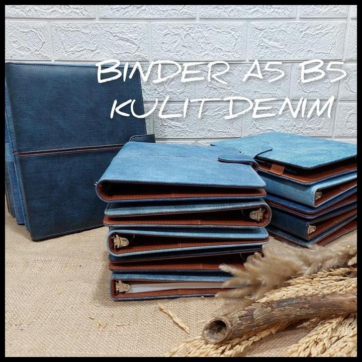 

Terlaris Binder Polos Denim Premium / Binder Exclusive A5 & B5 Good Quality