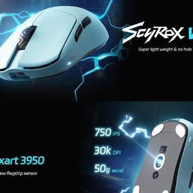 Scyrox V6 V6 Ultra Lhtweht Gaming Mouse Paw3950 8K Polling Rate