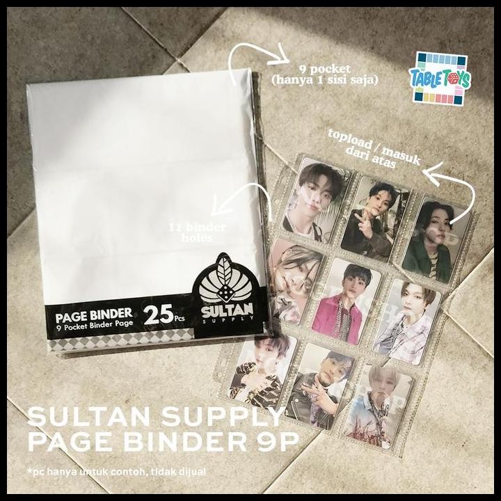 

Terlaris Sultan Page Binder A4 9P (9 Pocket Isi 25) Clear Good Quality