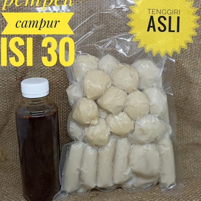 

Pempek / Mpek mpek palembang ISI 30 FULL Ikan Tenggiri