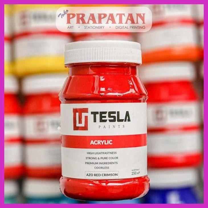 

( SEKOLAH / LUKIS ) COD CAT AKRILIK TESLA 250ML | TESLA ACRYLIC (SENI / MENGGAMBAR / ART / KERAJINAN ) GOOD QUALITY