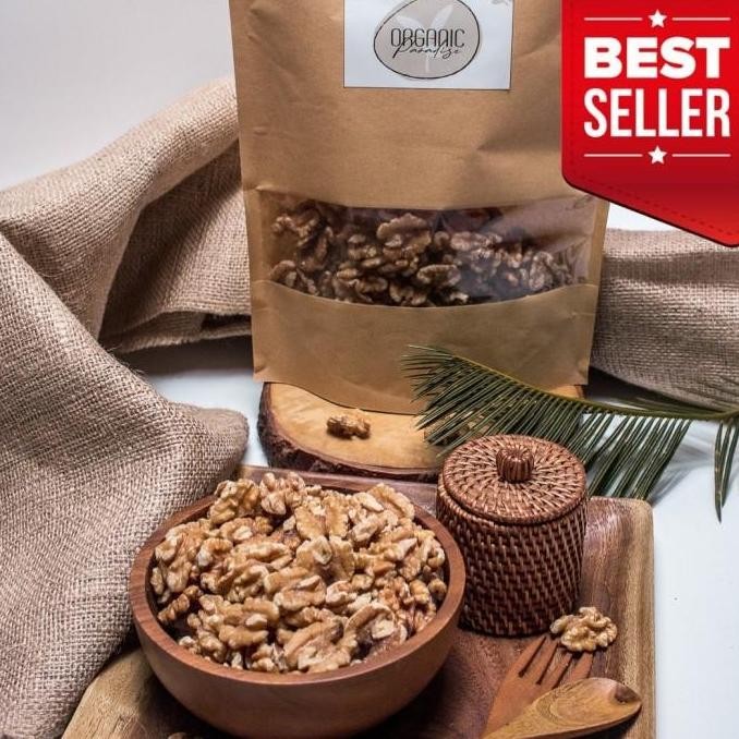 

Organic Paradise Roasted Walnut 1 Kg / Kacang Otak Panggang 1 Kg Natural Non Gmo Halal