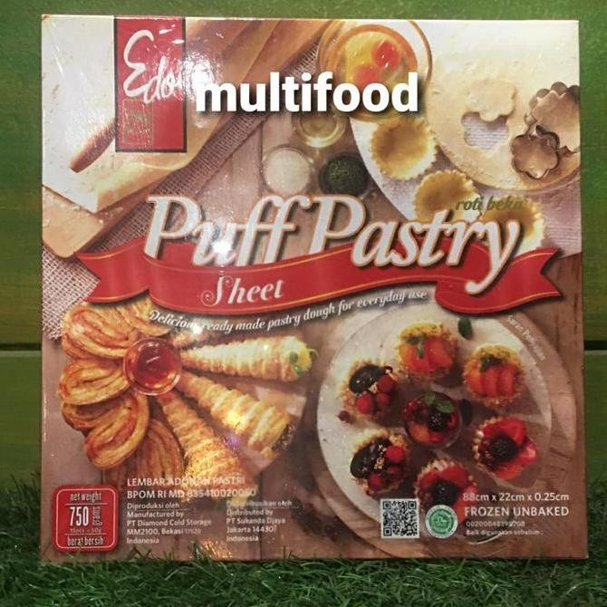 

Puff Pastry Sheet Edo Murah / Kulit Pastry Halal / Kulit Zuppa