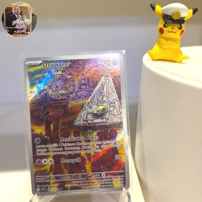 Drowzee ar Sv1V pokemon tcg INDO Rare Original