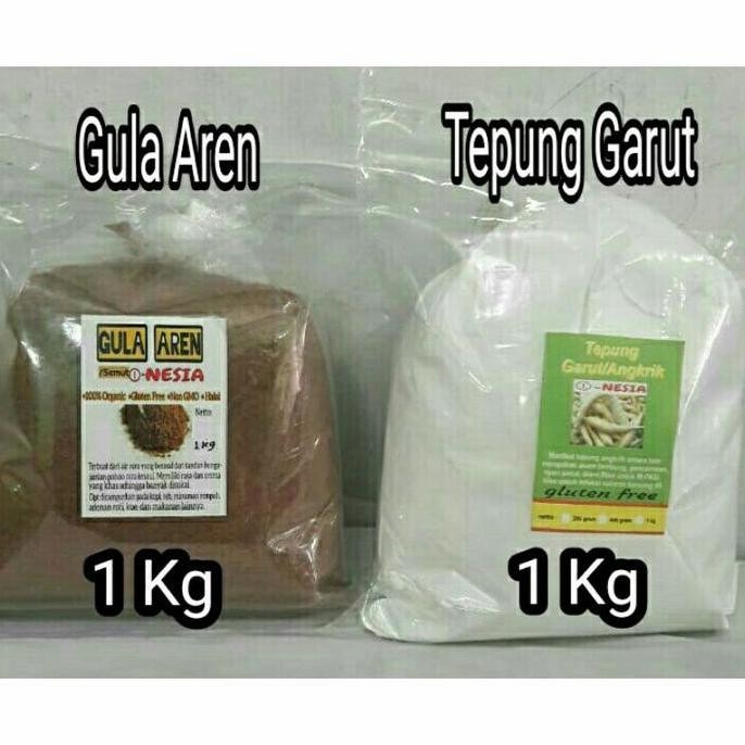 

Paket Tepung Garut + Gula Aren 1Kg