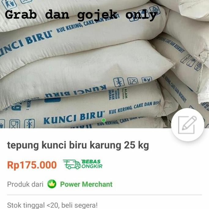 

Tepung Kunci Biru Karung 25 Kg