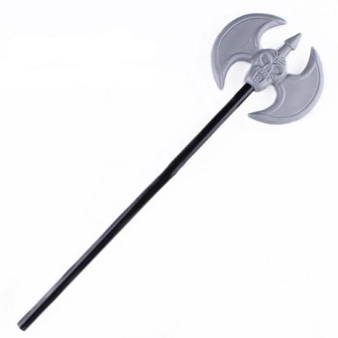 TWO SIDE AXE GRIM REAPER BLADE HALLOWEEN COSTUME PROPS