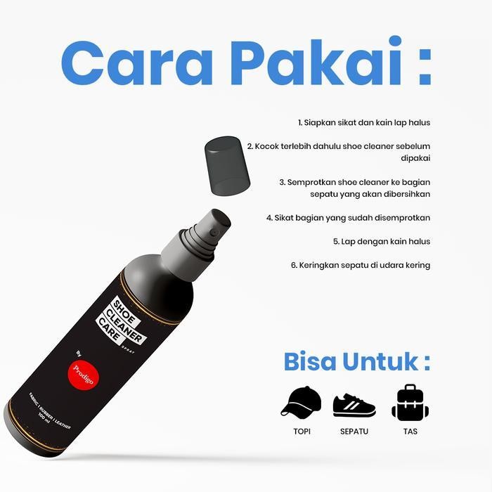 Pembersih Sepatu Multifungsi Shoe Cleaner Tas Prodigo Spray
